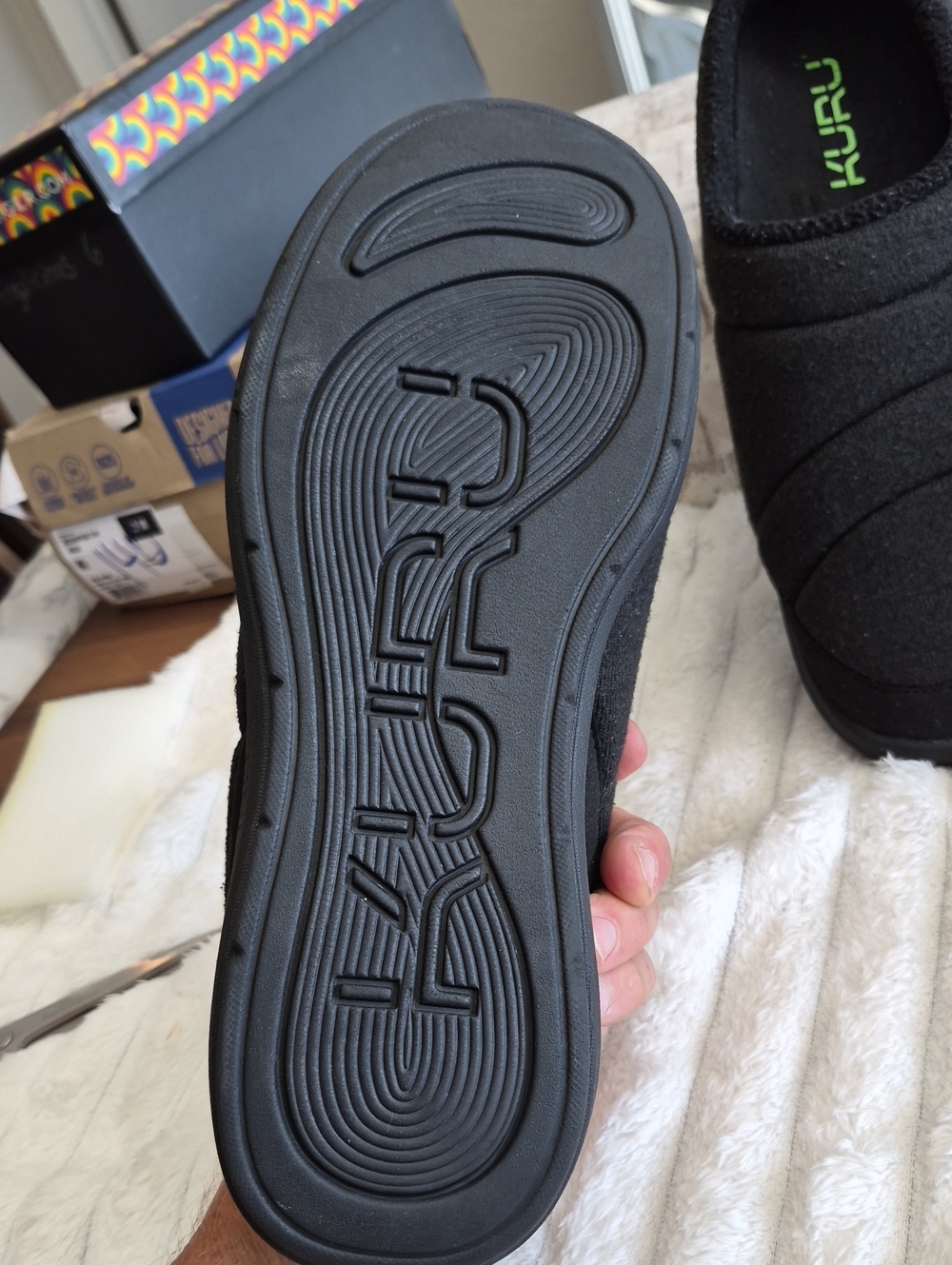 Kuru Cloud Draft 2 Men's Sz 12 M Orthopedic Slippers $119 - Picture 5 of 7